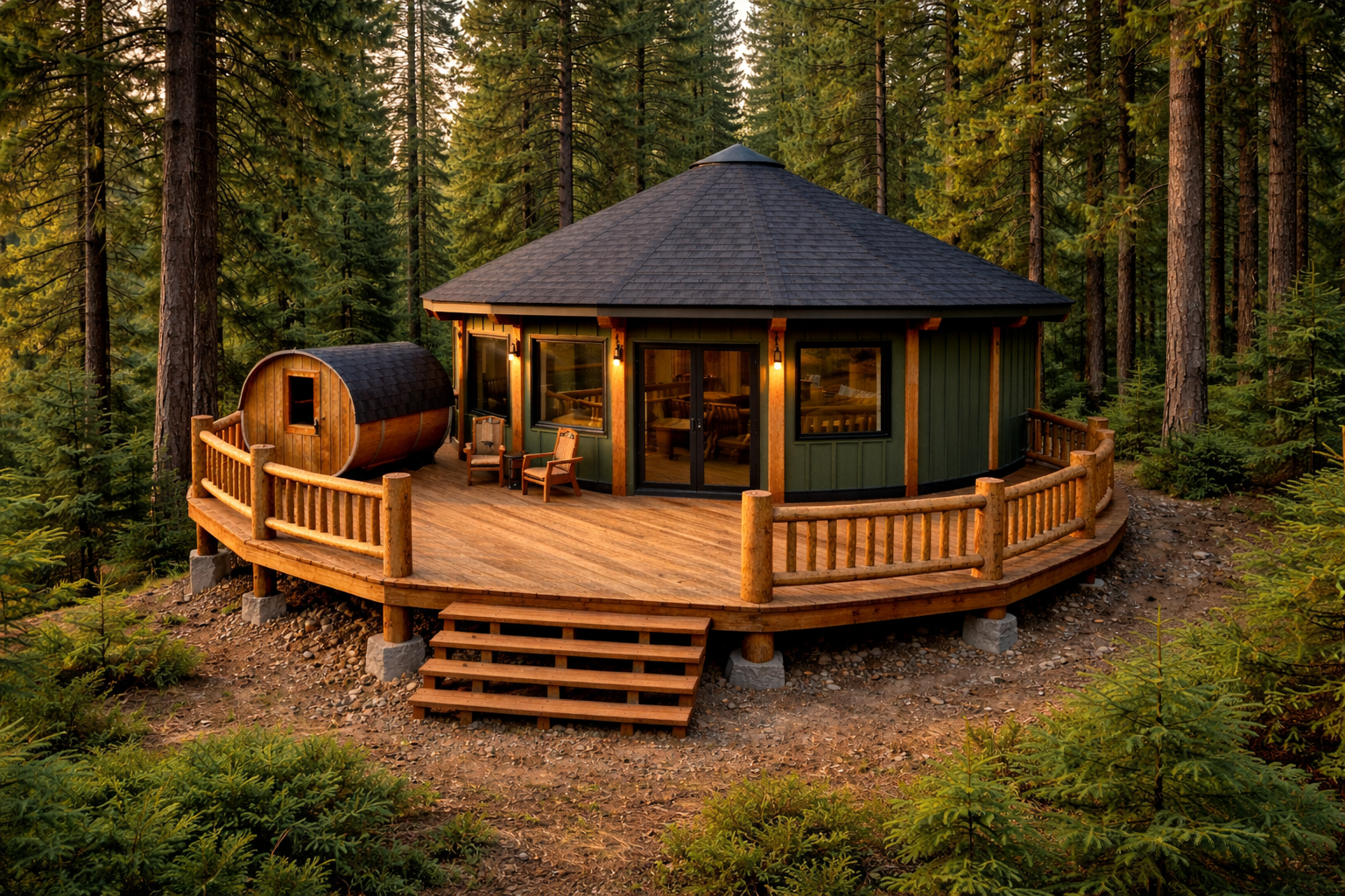 Opal Ridge luxury yurt